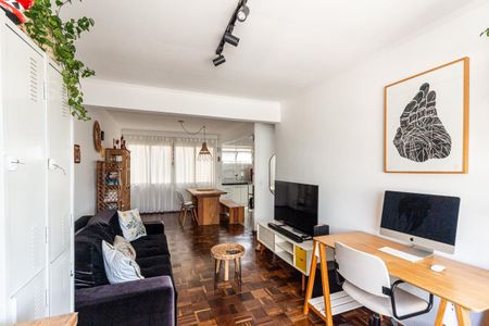 Sala de apartamento para alugar com 1 quarto, 55m² em Campos Elíseos, São Paulo