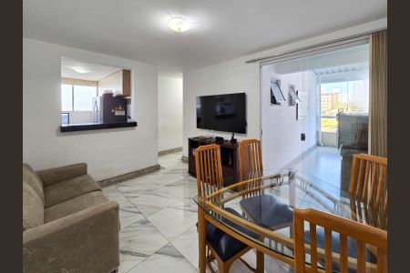 Sala de apartamento à venda com 3 quartos, 93m² em Castelo, Belo Horizonte