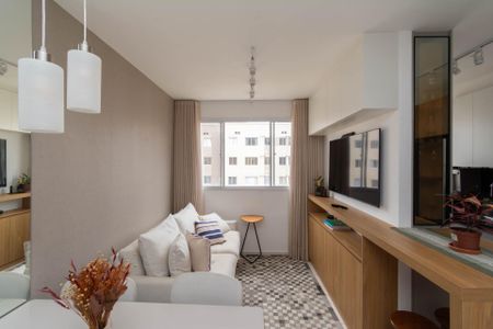 Sala de apartamento para alugar com 2 quartos, 50m² em Jk, Contagem