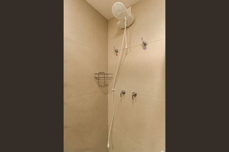Banheiro de kitnet/studio à venda com 1 quarto, 33m² em Jardim das Acacias, São Paulo