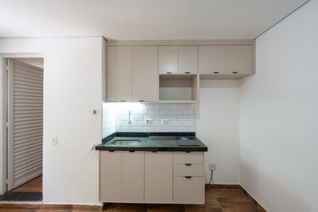Cozinha de apartamento para alugar com 1 quarto, 39m² em Vila Clementino, São Paulo