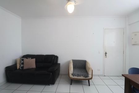 Sala de apartamento para alugar com 1 quarto, 50m² em Barra Funda, Guarujá