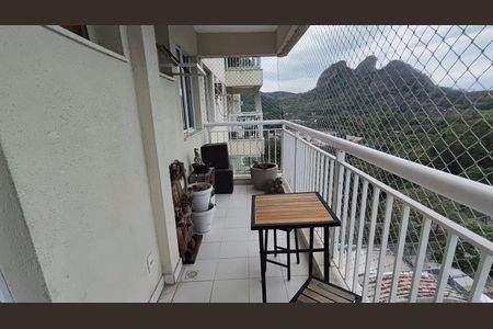 Varanda  de apartamento à venda com 2 quartos, 62m² em Curicica, Rio de Janeiro