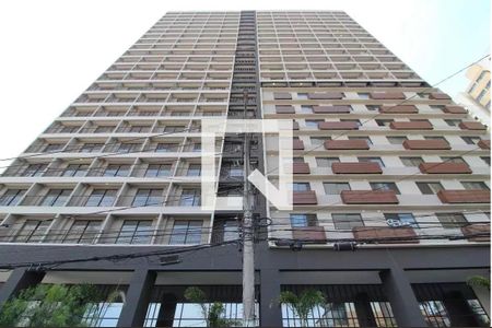 Studio para alugar com 27m², 1 quarto e sem vaga Studio para alugar com 27m², 1 quarto e sem vagaFachada