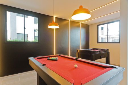 Apartamento para alugar com 38m², 2 quartos e sem vaga Apartamento para alugar com 38m², 2 quartos e sem vagaÁrea comum - Salão de jogos