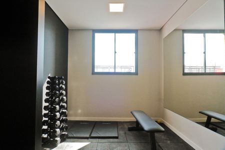 Apartamento para alugar com 38m², 2 quartos e sem vaga Apartamento para alugar com 38m², 2 quartos e sem vagaÁrea comum - Academia