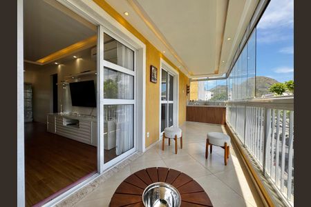 Varanda de apartamento à venda com 3 quartos, 110m² em Recreio dos Bandeirantes, Rio de Janeiro