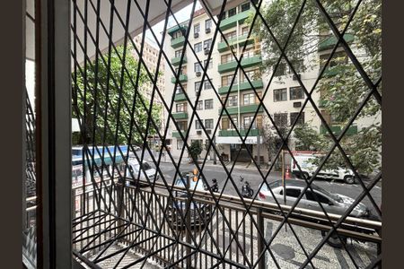 Vista da Sala  de apartamento à venda com 2 quartos, 85m² em Copacabana, Rio de Janeiro