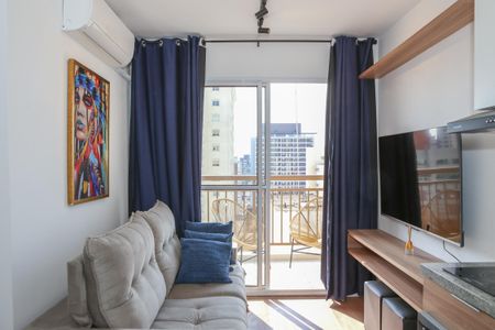 Sala e Cozinha de apartamento para alugar com 1 quarto, 27m² em Perdizes, São Paulo