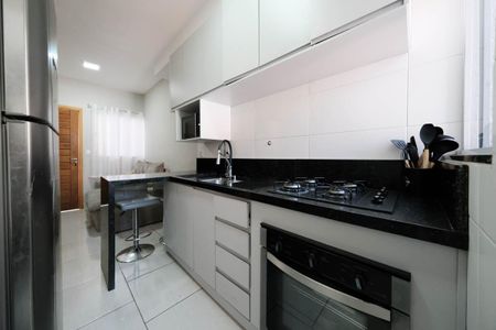 Sala/Cozinha de apartamento para alugar com 2 quartos, 40m² em Vila Nhocuné, São Paulo