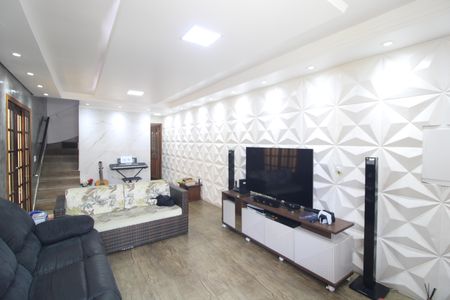 Sala de casa de condomínio à venda com 4 quartos, 130m² em Pedreira, São Paulo