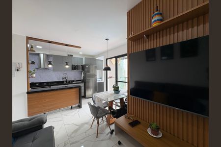Sala de apartamento para alugar com 2 quartos, 45m² em Parque Oratório, Santo André