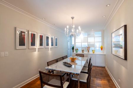 Sala de Jantar de apartamento à venda com 3 quartos, 156m² em Higienópolis, São Paulo