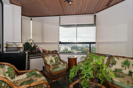 Varanda da Sala de apartamento à venda com 4 quartos, 280m² em Vila Andrade, São Paulo