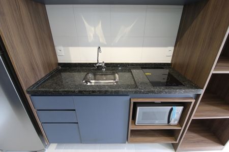 Cozinha de kitnet/studio à venda com 1 quarto, 24m² em Vila Olímpia, São Paulo