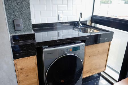 Studio à venda com 35m², 1 quarto e 1 vagaLavanderia