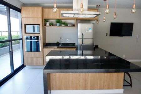 Studio à venda com 35m², 1 quarto e 1 vagaÁrea gourmet