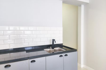 Studio à venda com 43m², 1 quarto e sem vagaCozinha