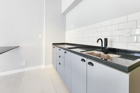 Studio à venda com 43m², 1 quarto e sem vagaCozinha