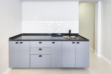 Studio à venda com 43m², 1 quarto e sem vagaCozinha