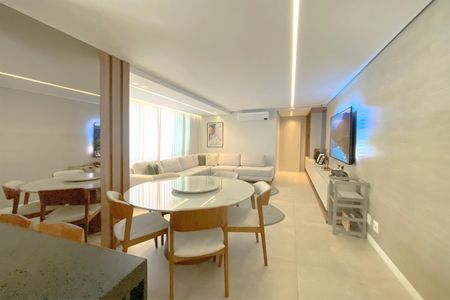 Sala de apartamento à venda com 3 quartos, 107m² em Santo Agostinho, Belo Horizonte