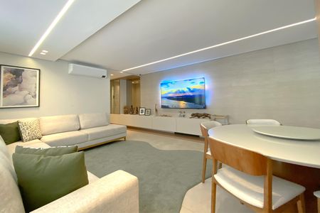 Sala de apartamento à venda com 3 quartos, 107m² em Santo Agostinho, Belo Horizonte