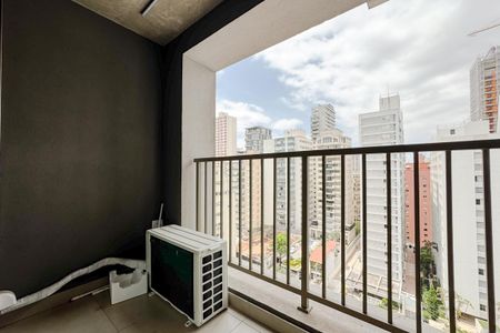 Varanda de kitnet/studio para alugar com 1 quarto, 27m² em Cerqueira César, São Paulo