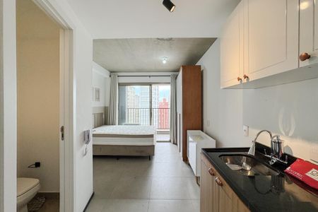 Studio de kitnet/studio para alugar com 1 quarto, 27m² em Cerqueira César, São Paulo
