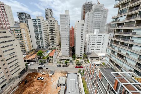 Vista de kitnet/studio para alugar com 1 quarto, 27m² em Cerqueira César, São Paulo