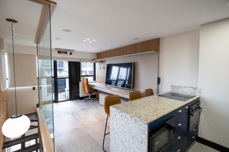 Sala de apartamento para alugar com 1 quarto, 50m² em Bethaville I, Barueri
