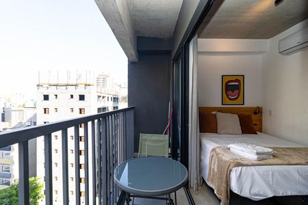 Sacada de kitnet/studio para alugar com 1 quarto, 21m² em Bela Vista, São Paulo