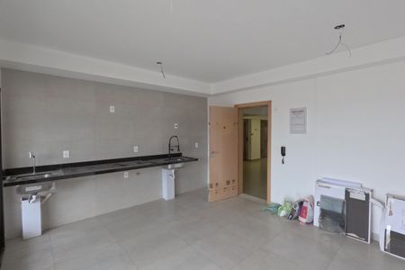 Sala de apartamento para alugar com 2 quartos, 65m² em Ponta da Praia, Santos