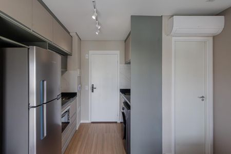 Cozinha de kitnet/studio para alugar com 1 quarto, 24m² em Vila Olímpia, São Paulo