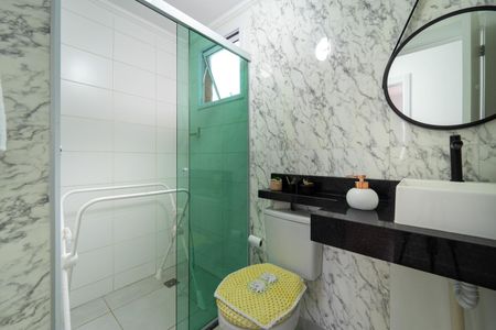 Banheiro Social de apartamento para alugar com 3 quartos, 83m² em Medeiros, Jundiaí