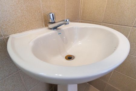 Banheiro Detalhe de apartamento à venda com 1 quarto, 43m² em Vila Clementino, São Paulo