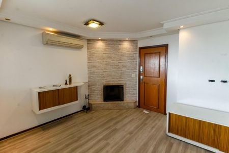 Detalhe Sala - lareira de apartamento à venda com 4 quartos, 140m² em Vila Andrade, São Paulo