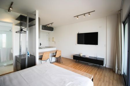 Suíte  de kitnet/studio para alugar com 1 quarto, 46m² em Itaim Bibi, São Paulo