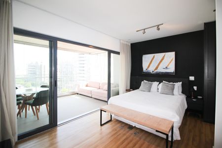 Suíte  de kitnet/studio para alugar com 1 quarto, 46m² em Itaim Bibi, São Paulo