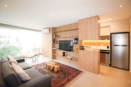 Sala de apartamento para alugar com 2 quartos, 98m² em Jardins, São Paulo