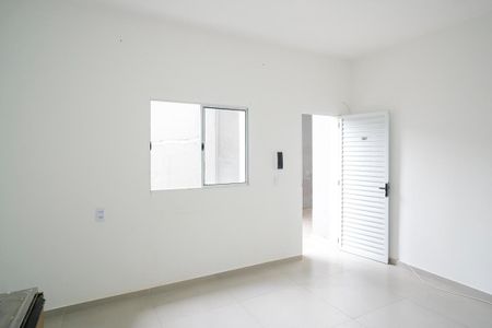 Sala e cozinha de casa para alugar com 1 quarto, 35m² em Olímpico, São Caetano do Sul