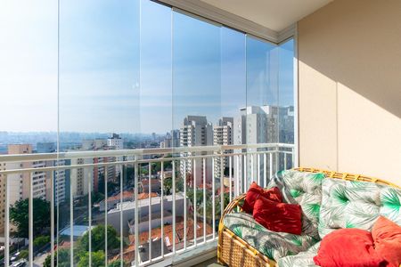 Varanda da Sala de apartamento para alugar com 3 quartos, 70m² em Vila Lucia, São Paulo