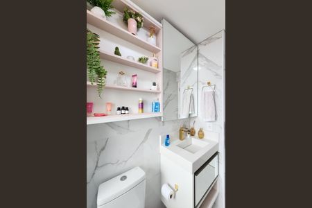 Apartamento à venda com 116m², 3 quartos e 2 vagasBanheiro da Suíte 1