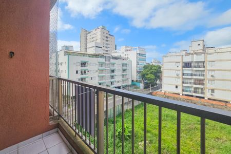 varanda de apartamento para alugar com 2 quartos, 70m² em Vila Alzira, Guarujá