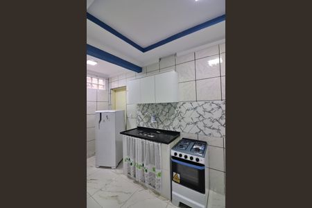 Sala/Cozinha de kitnet/studio para alugar com 1 quarto, 40m² em Bairro dos Casa, São Bernardo do Campo