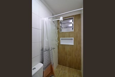 Banheiro Social de kitnet/studio para alugar com 1 quarto, 40m² em Bairro dos Casa, São Bernardo do Campo