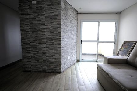 Sala de apartamento para alugar com 1 quarto, 50m² em Vila Vilma, Santo André