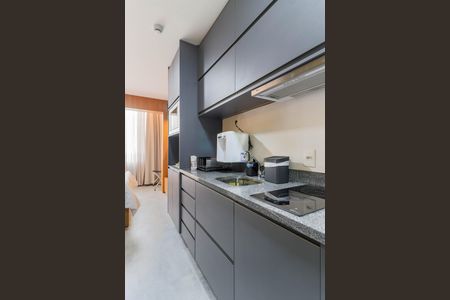 Studio à venda com 35m², 1 quarto e sem vagaCozinha