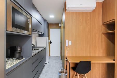 Studio à venda com 35m², 1 quarto e sem vagaCozinha