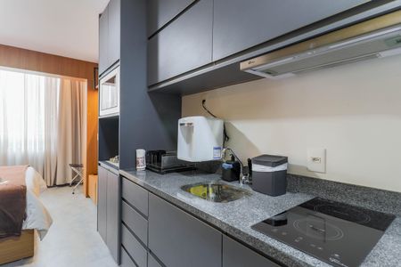 Studio à venda com 35m², 1 quarto e sem vagaCozinha
