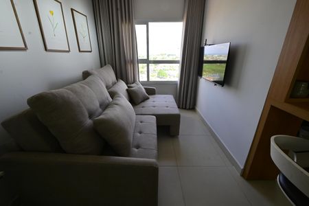 Sala de apartamento para alugar com 2 quartos, 57m² em Parque Amazonia, Goiânia